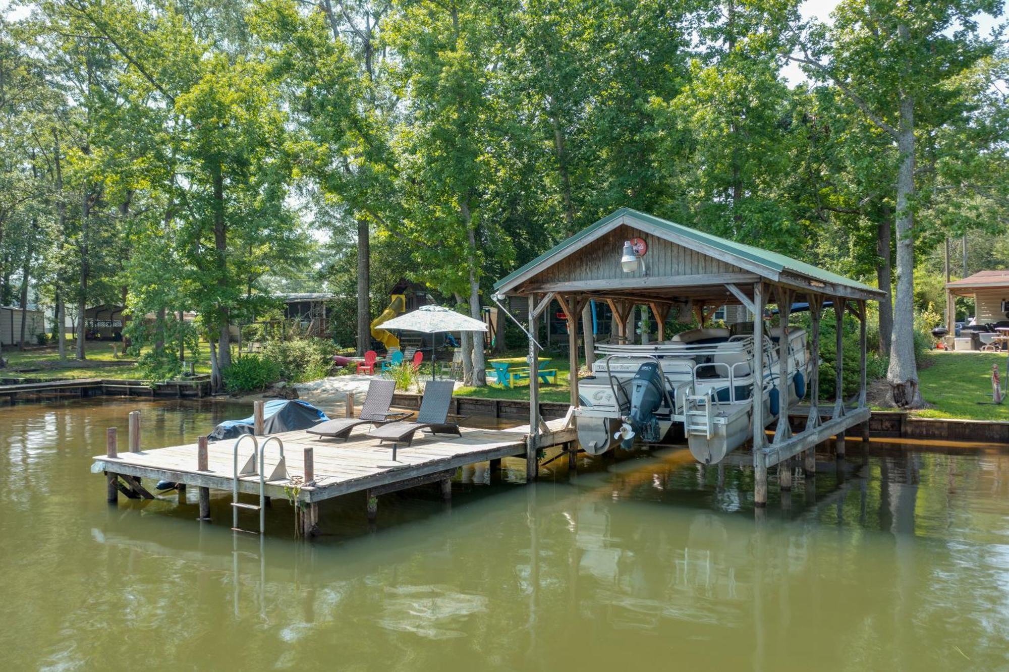 Lake Sinclair Crooked Creek Cottage With Fire Pit! Eatonton Ngoại thất bức ảnh