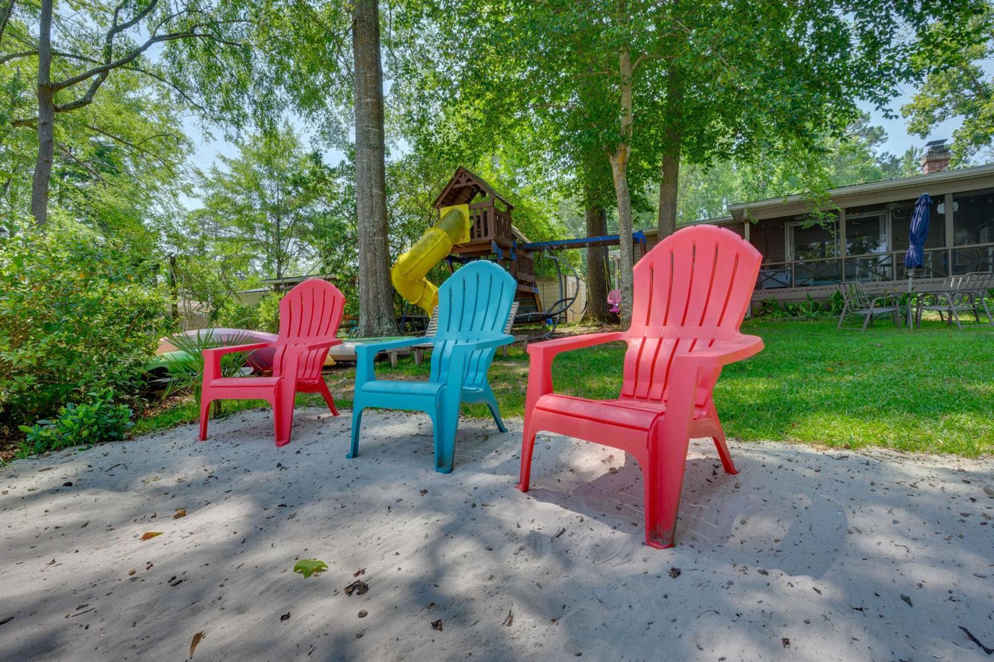 Lake Sinclair Crooked Creek Cottage With Fire Pit! Eatonton Ngoại thất bức ảnh