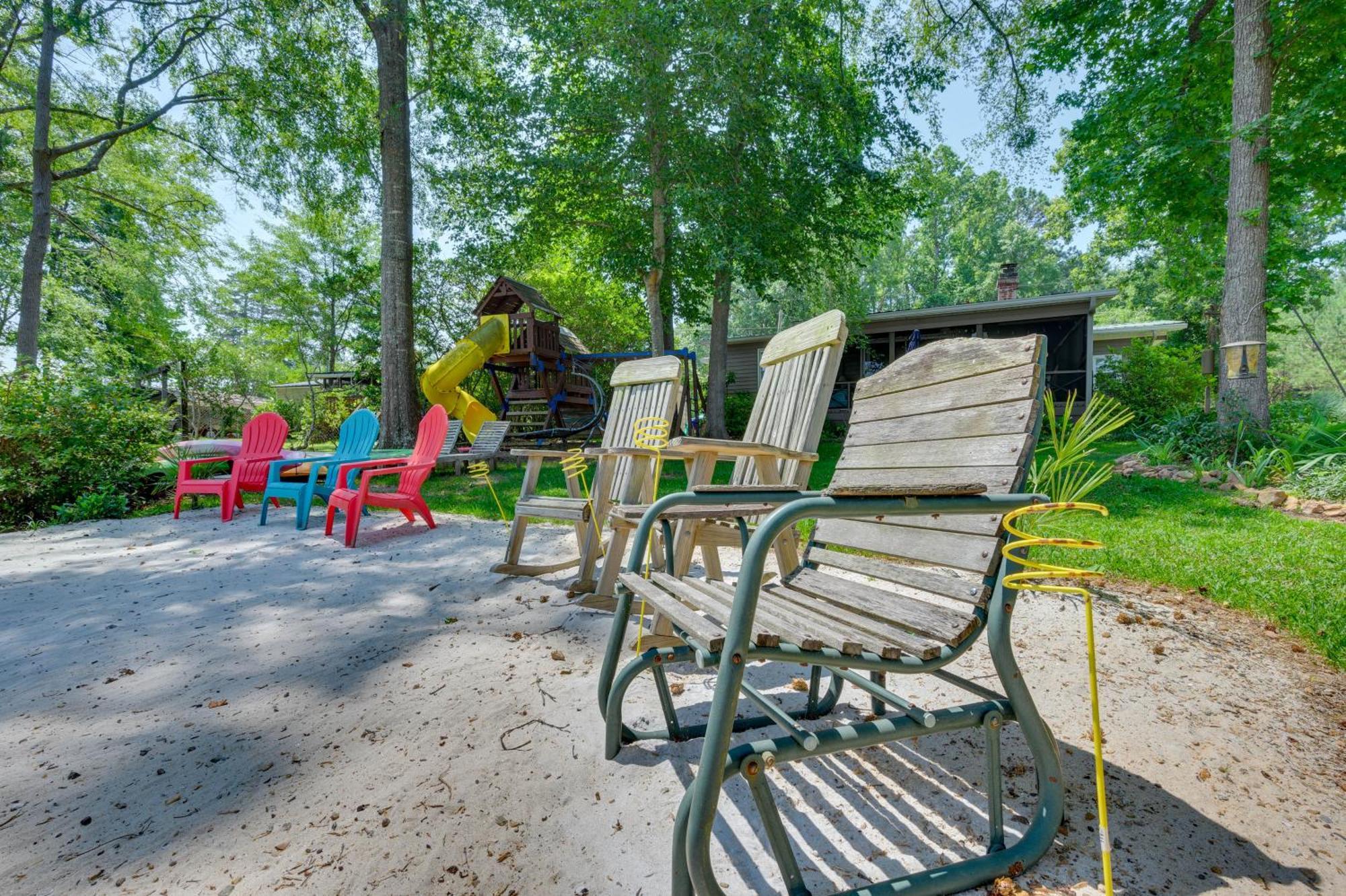 Lake Sinclair Crooked Creek Cottage With Fire Pit! Eatonton Ngoại thất bức ảnh
