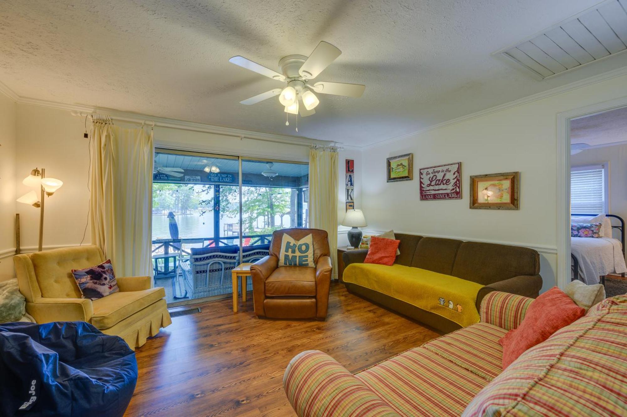 Lake Sinclair Crooked Creek Cottage With Fire Pit! Eatonton Ngoại thất bức ảnh